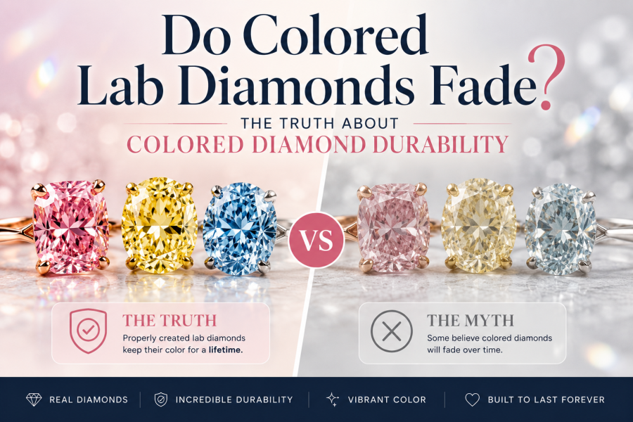 Do Colored Lab Diamonds Fade Over Time?