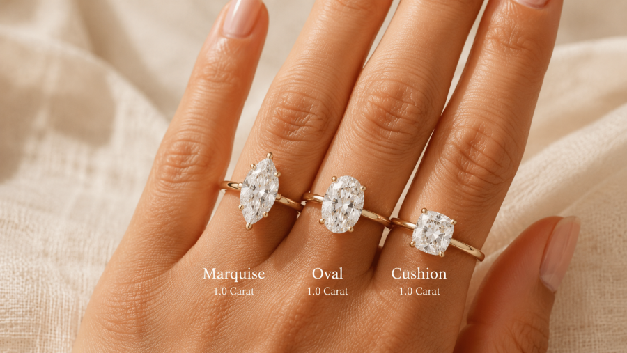 Which Ring Shapes Look Biggest on Your Finger? The Visual Truth