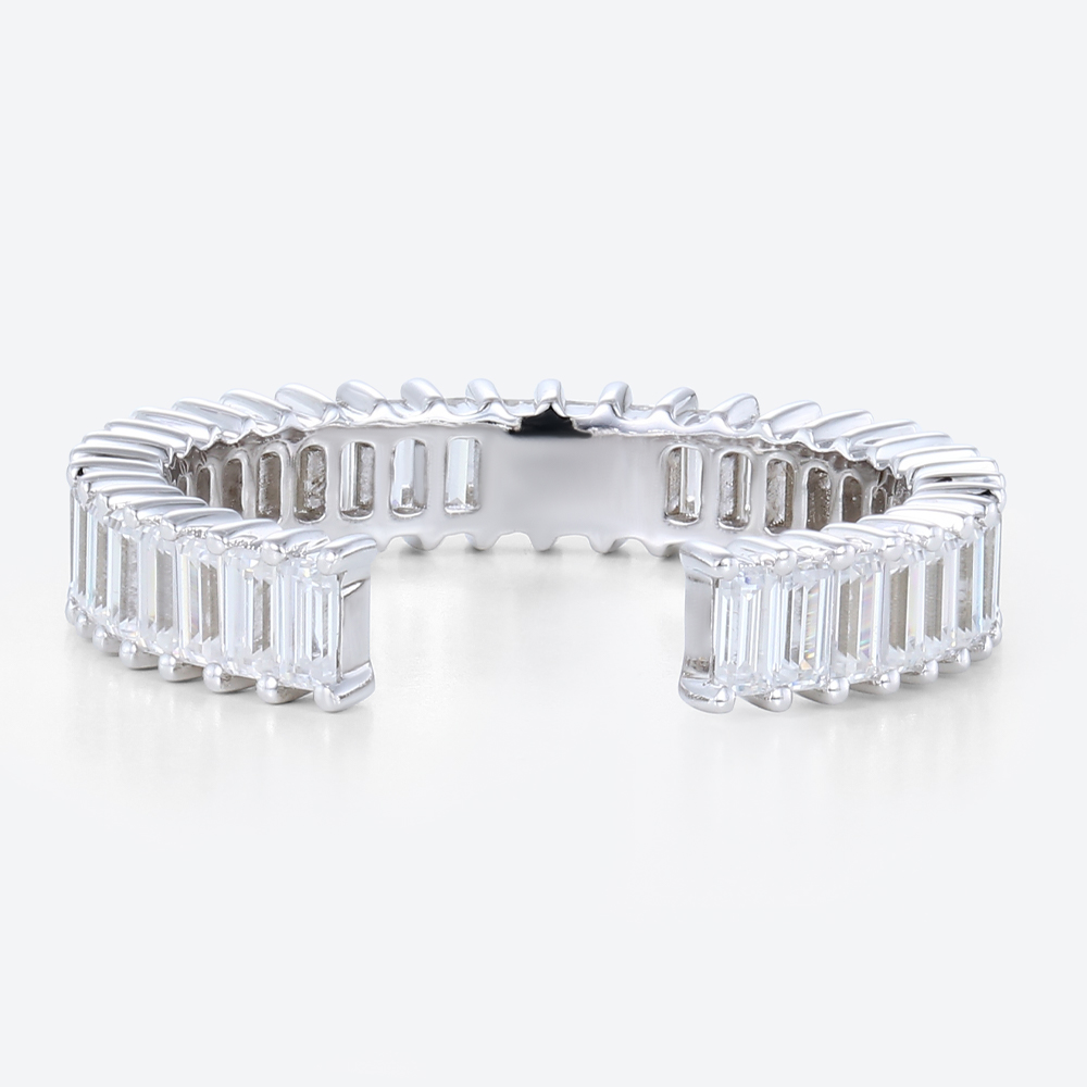 White Gold Open Diamond Ring​ Best Lab Grown Diamond Engagement Rings