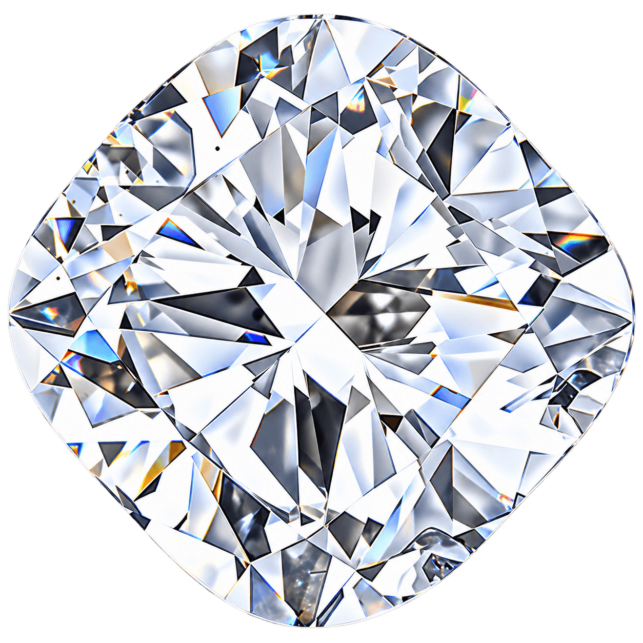 Cushion Cut Lab Grown Diamond Rings