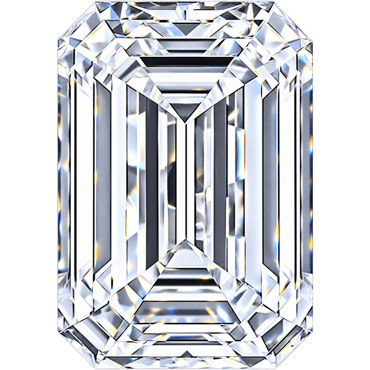 Emerald Cut Lab Grown Diamond Rings
