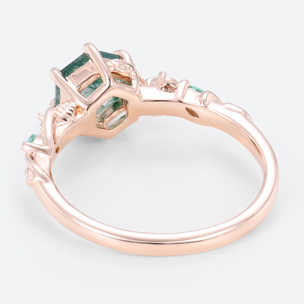 Nature Inspired Wedding Rings Rose Gold Beautiful Engagement Rings