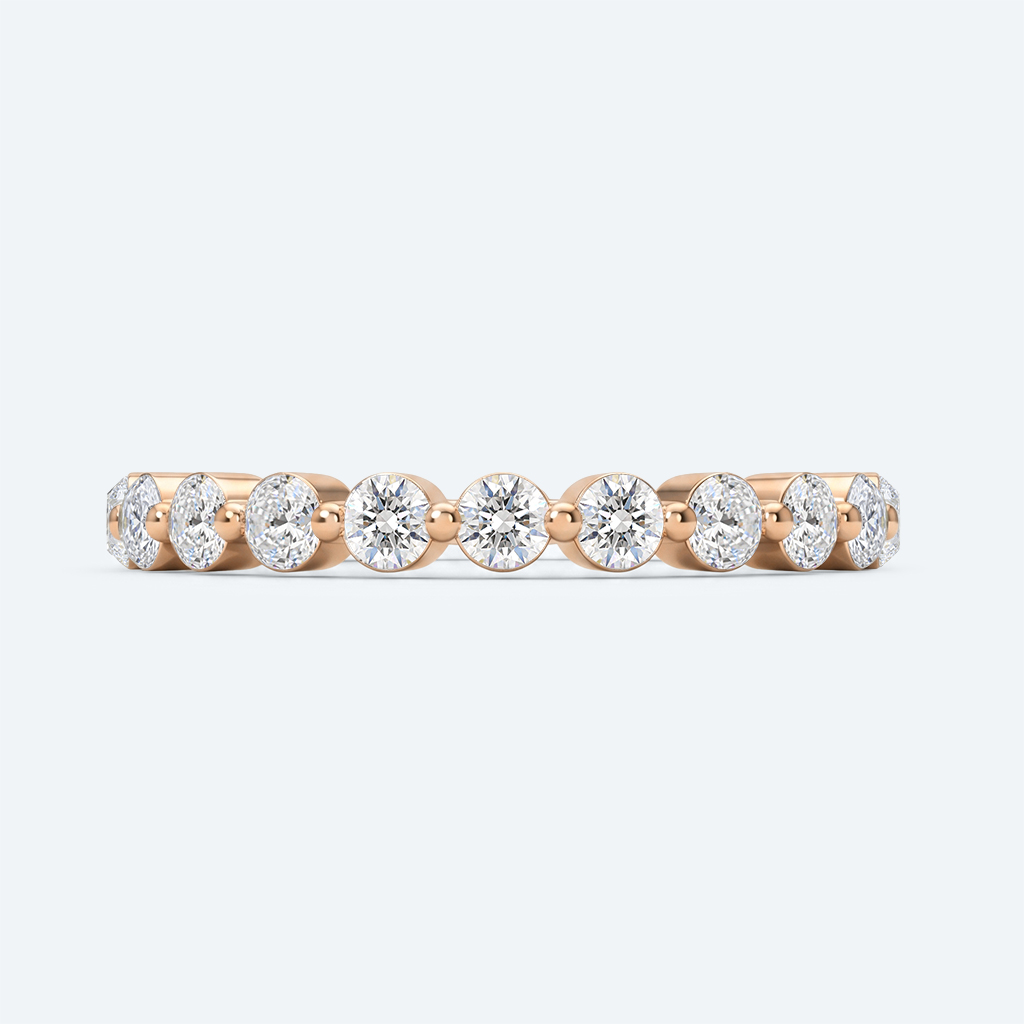 Full Eternity Eternity Wedding Rings 2.5mm Width Eternity Band