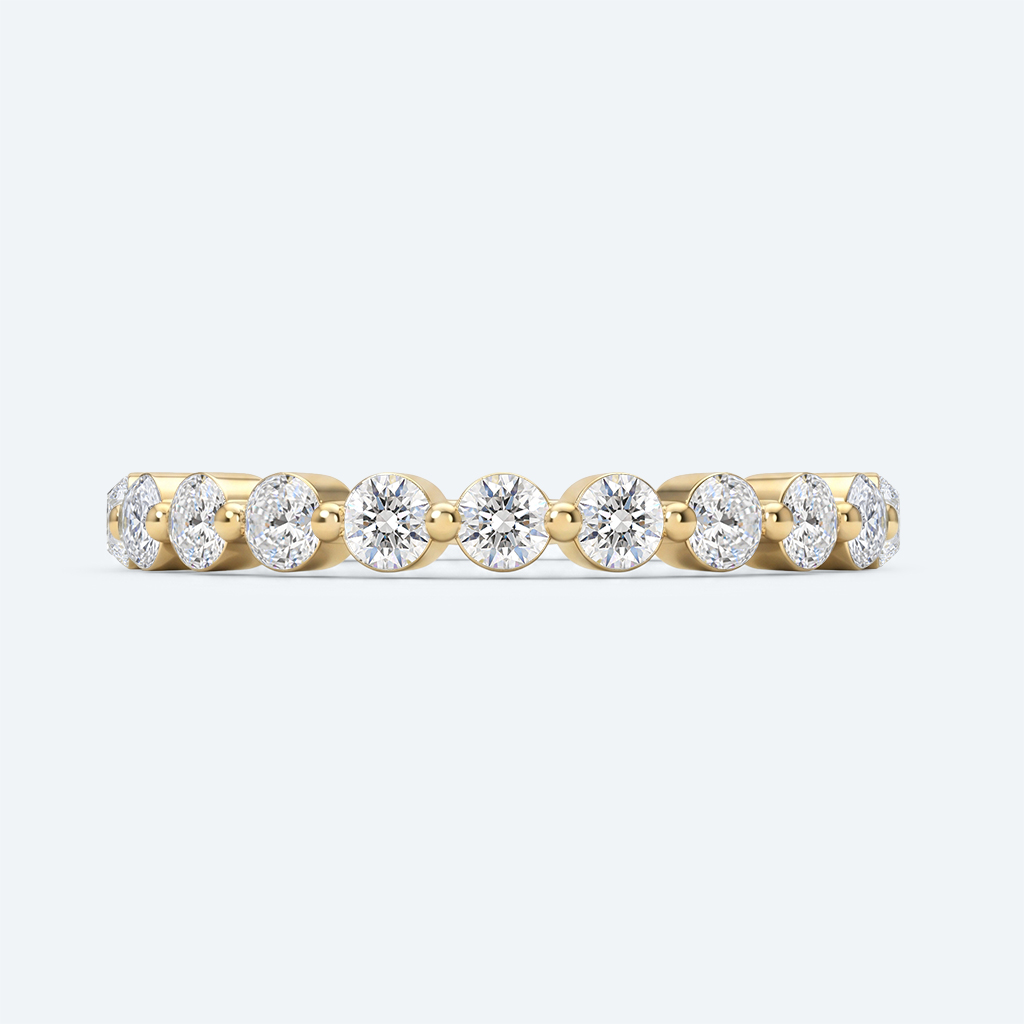 Full Eternity Eternity Wedding Rings 2.5mm Width Eternity Band