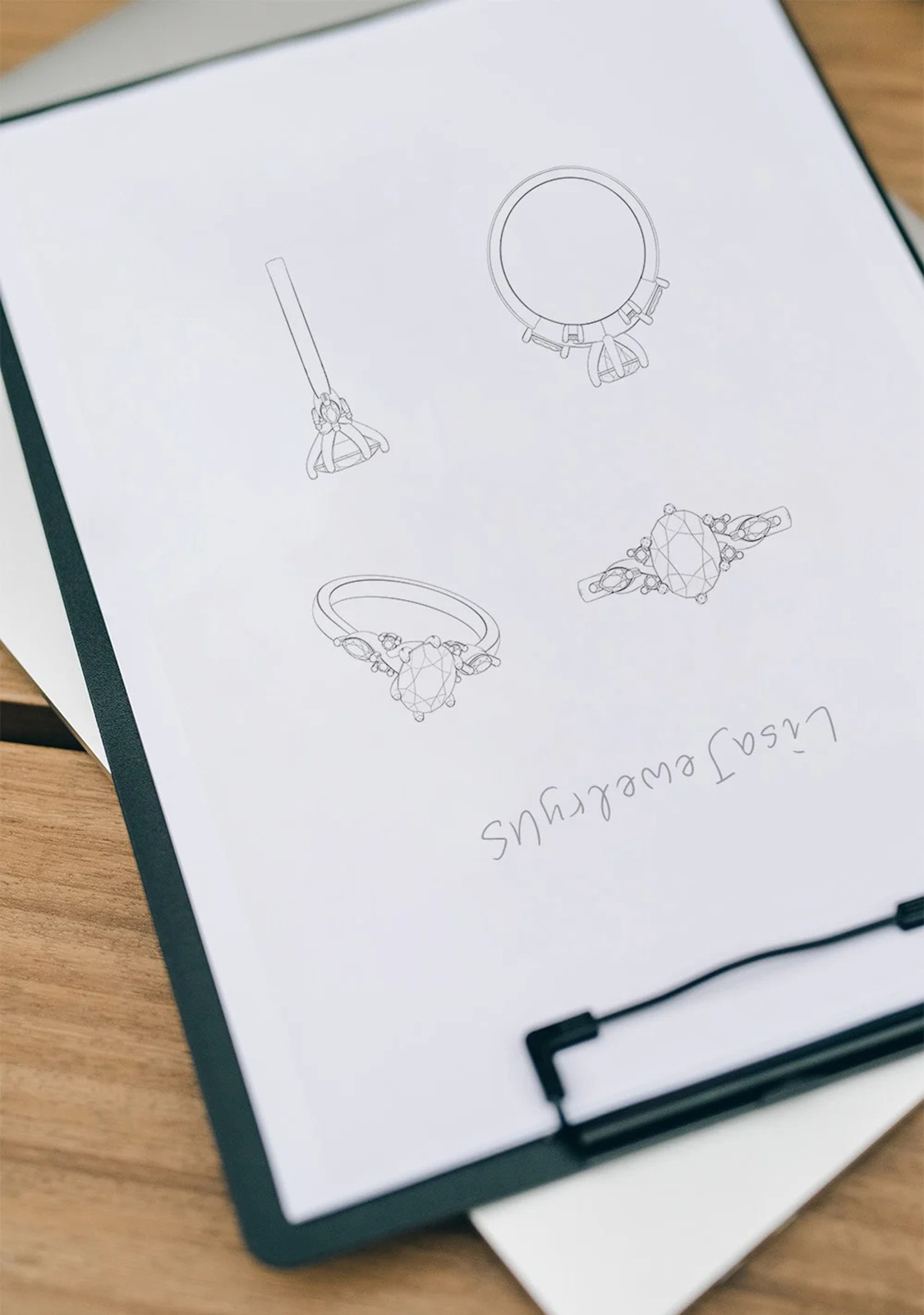 Custom engagement ring Guide - Lisajewelryus Manuscript