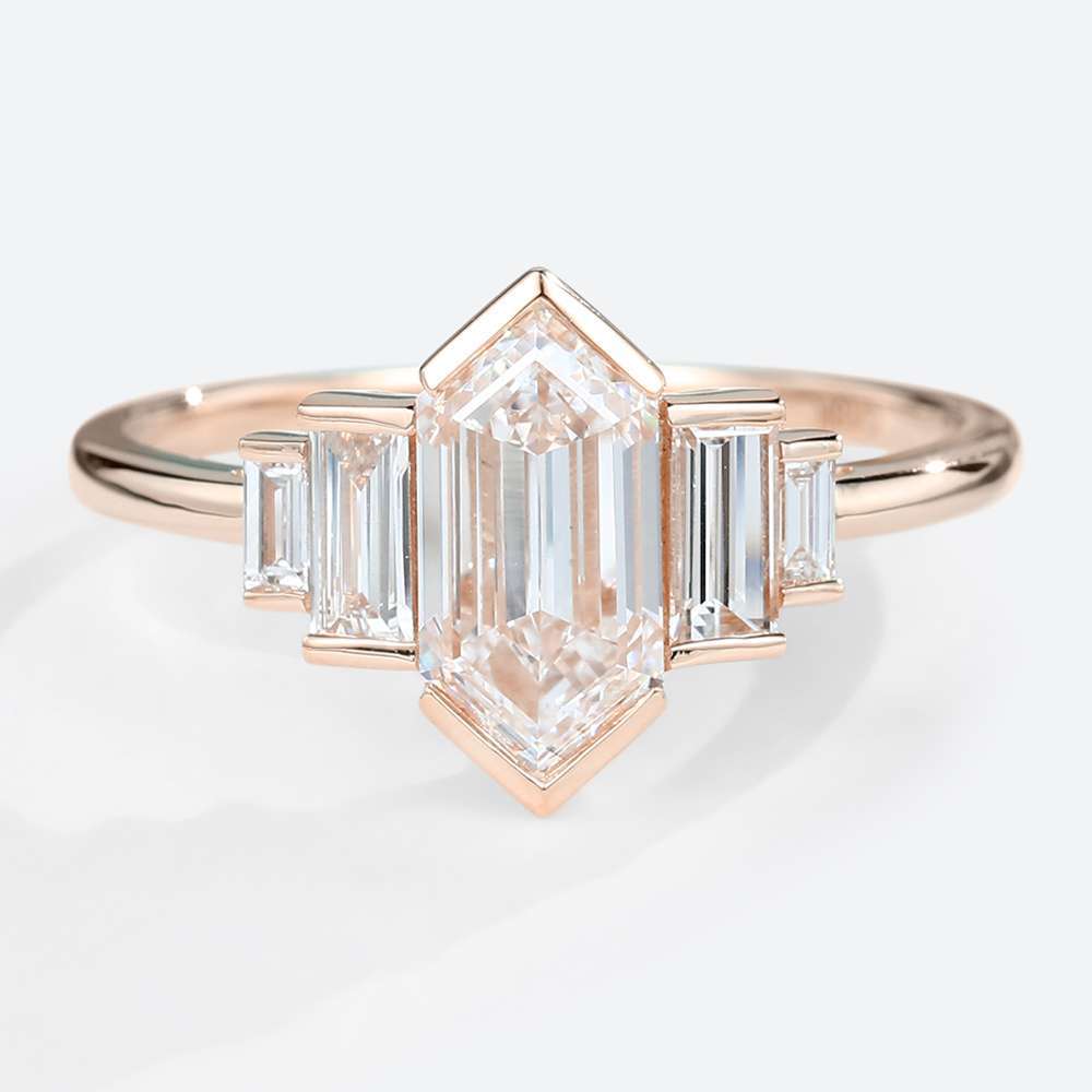 lab diamond Engagement Ring Marquise Cut Moissanite Anniversary Rings Gold