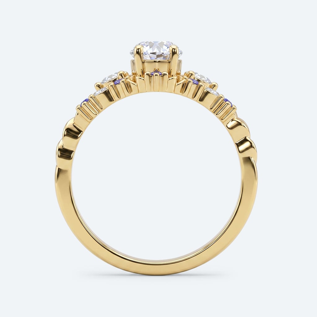 1ct Marquise Lab Grown Diamond Ring Fantasy-Inspired 4-Prong