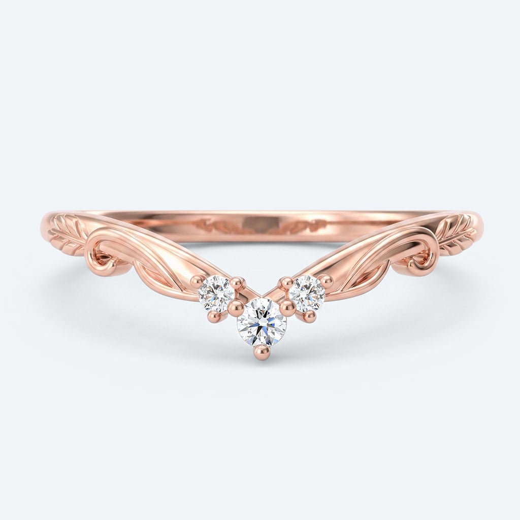 Marquise Cut Lab Grown Diamond Vintage Inspired Filigree Bridal Ring Set (5)