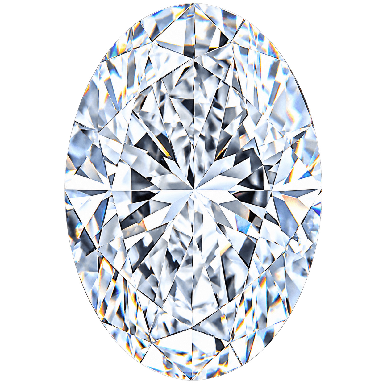 Oval Cut Lab Grown Diamond Rings