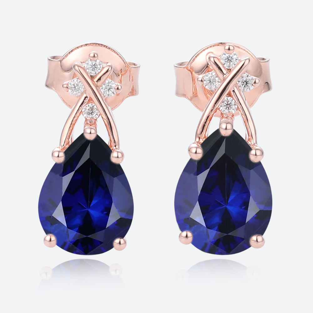 Pear Cut Birthstone Earring 45th Wedding Anniversary Gift Recommendation List