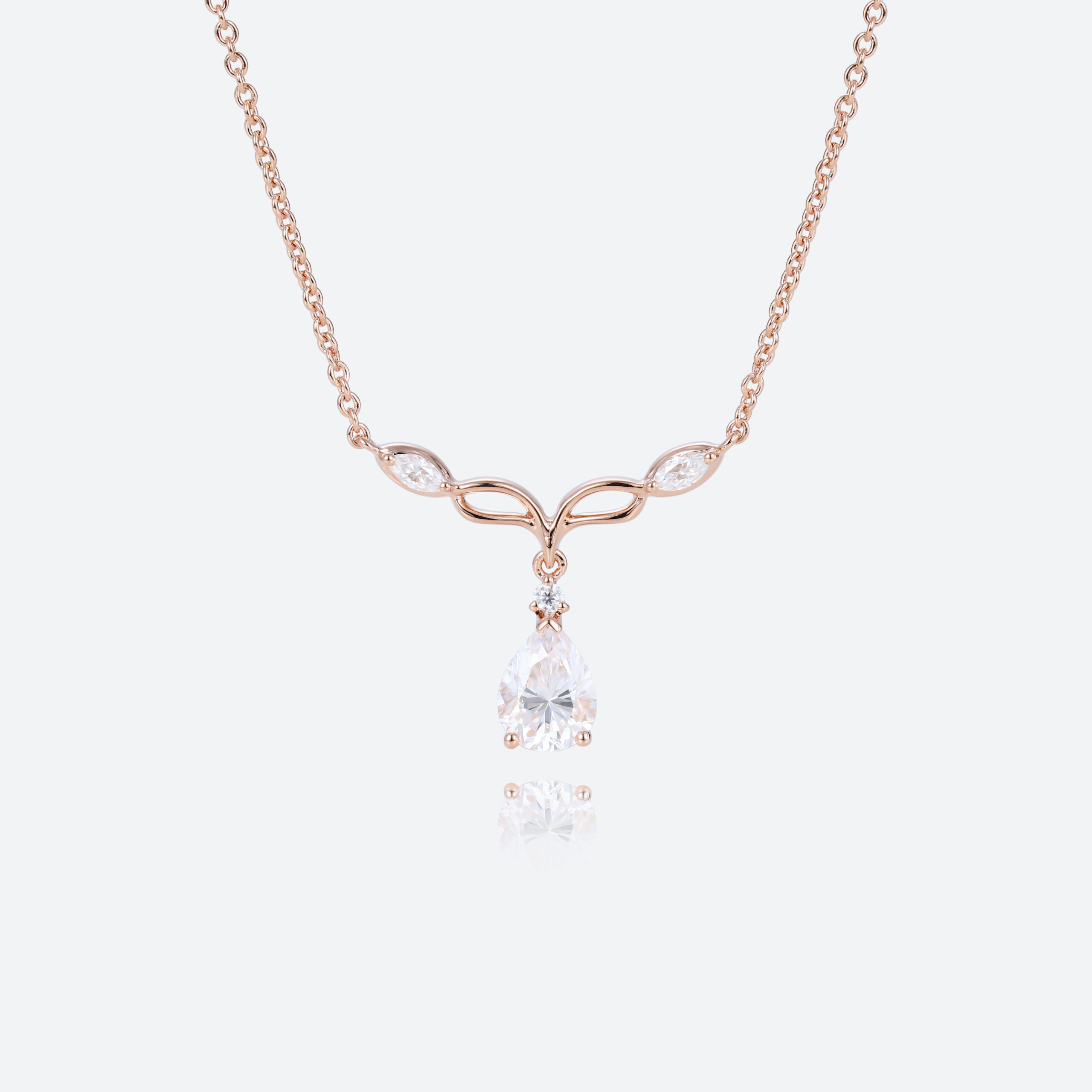 Lab Grown Diamond Necklace​ Infinity Pendant Womens Necklace
