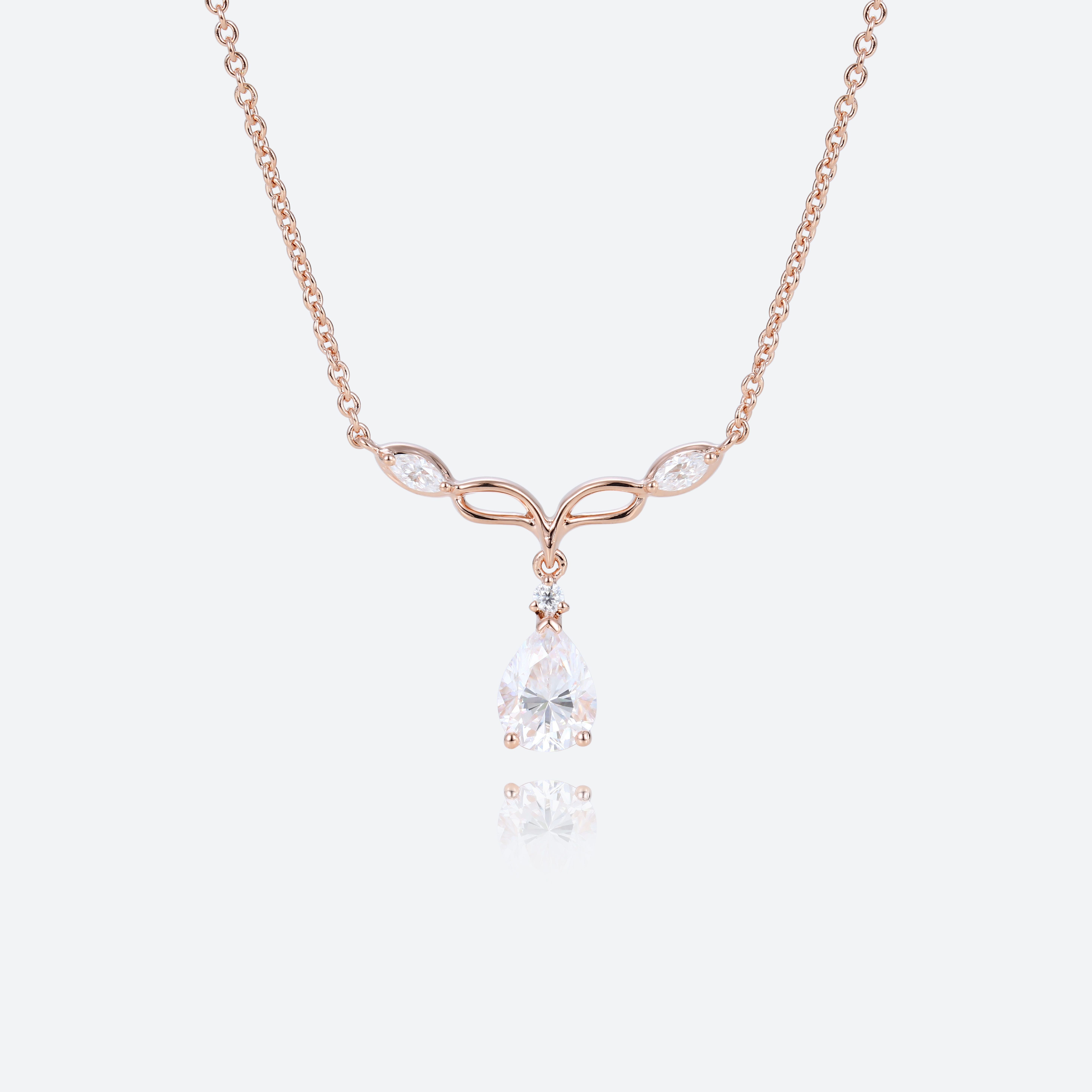 Lab Grown Diamond Necklace​ Infinity Pendant Womens Necklace