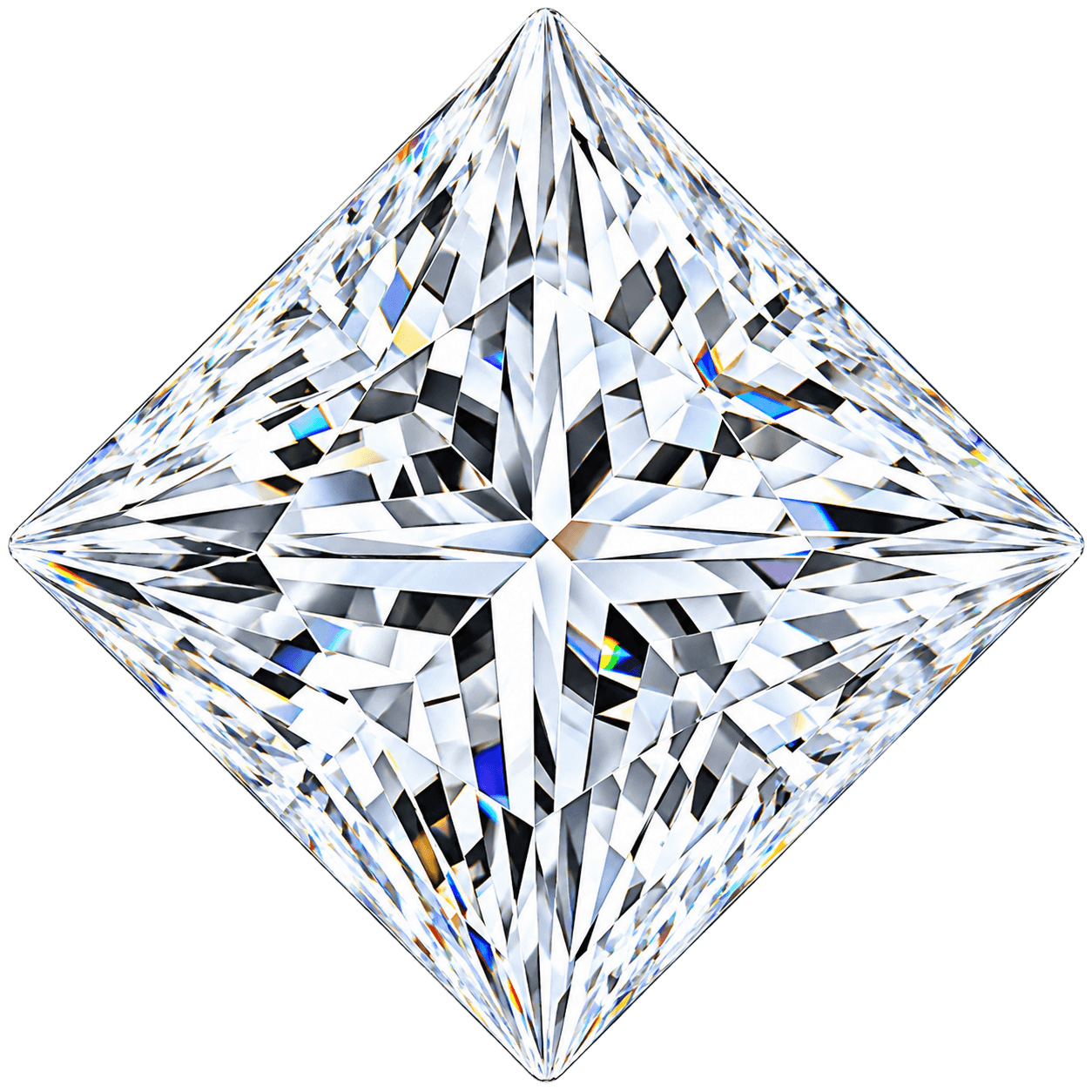 Princess Cut Lab Grown Diamond Rings