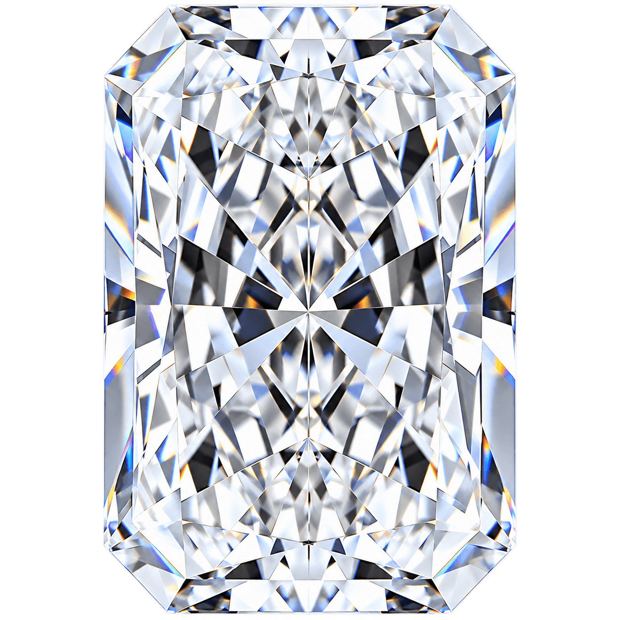 Radiant Cut Lab Grown Diamond Rings