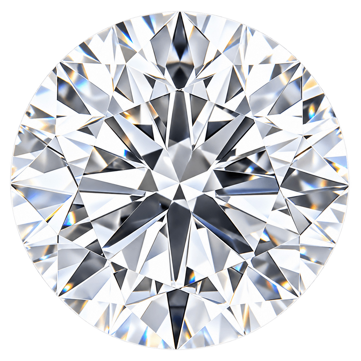 Round Cut Lab Grown Diamond Rings