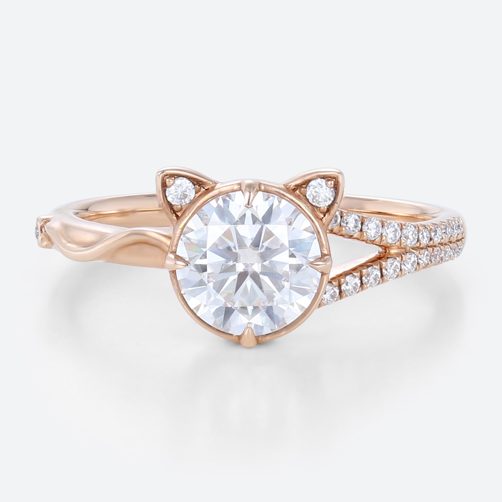 Women's Promise Rings Engagement Lab Grown Diamonds rings
