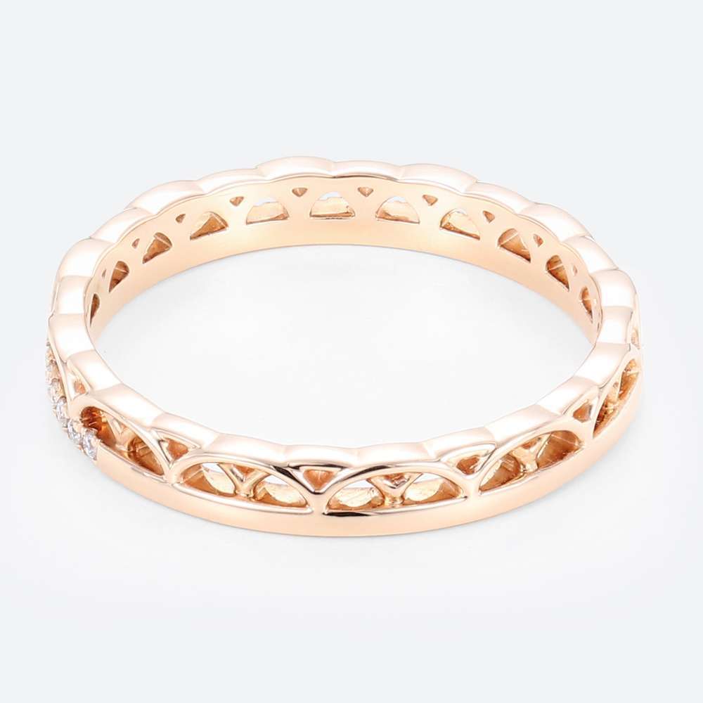 Eternity Band Stack Ring Lab Diamond Artful Design Wedding Ring