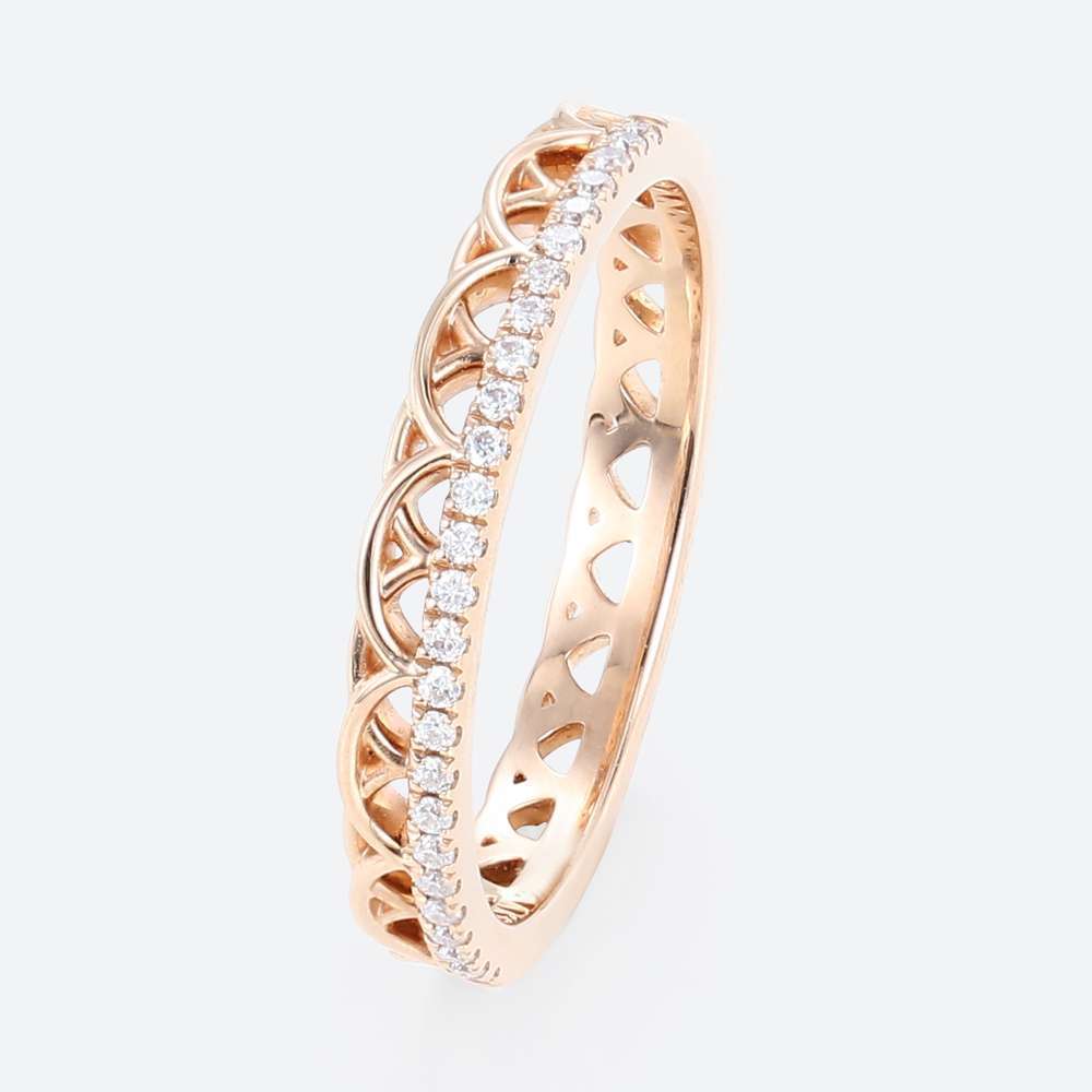 Eternity Band Stack Ring Lab Diamond Artful Design Wedding Ring