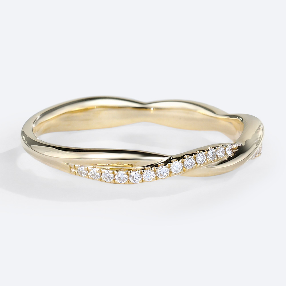 Round Cut Lab Grown Diamond Rings Rope Rings