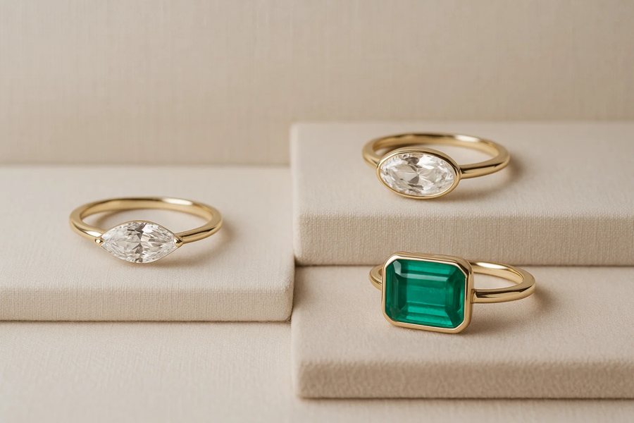 Why Modern Couples Are Choosing East-West Diamond Rings