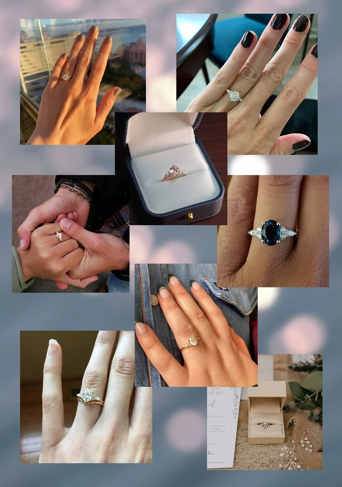 Custom engagement ring Guide - our story phone-min