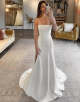 Mermaid Satin Strapless Wedding Dress