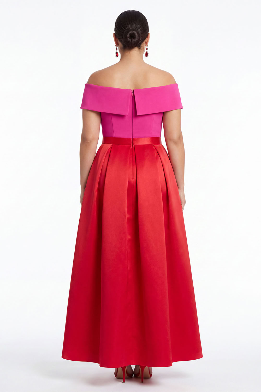 Off the Shoulder Black Plus Size A-Line Long Formal Dress