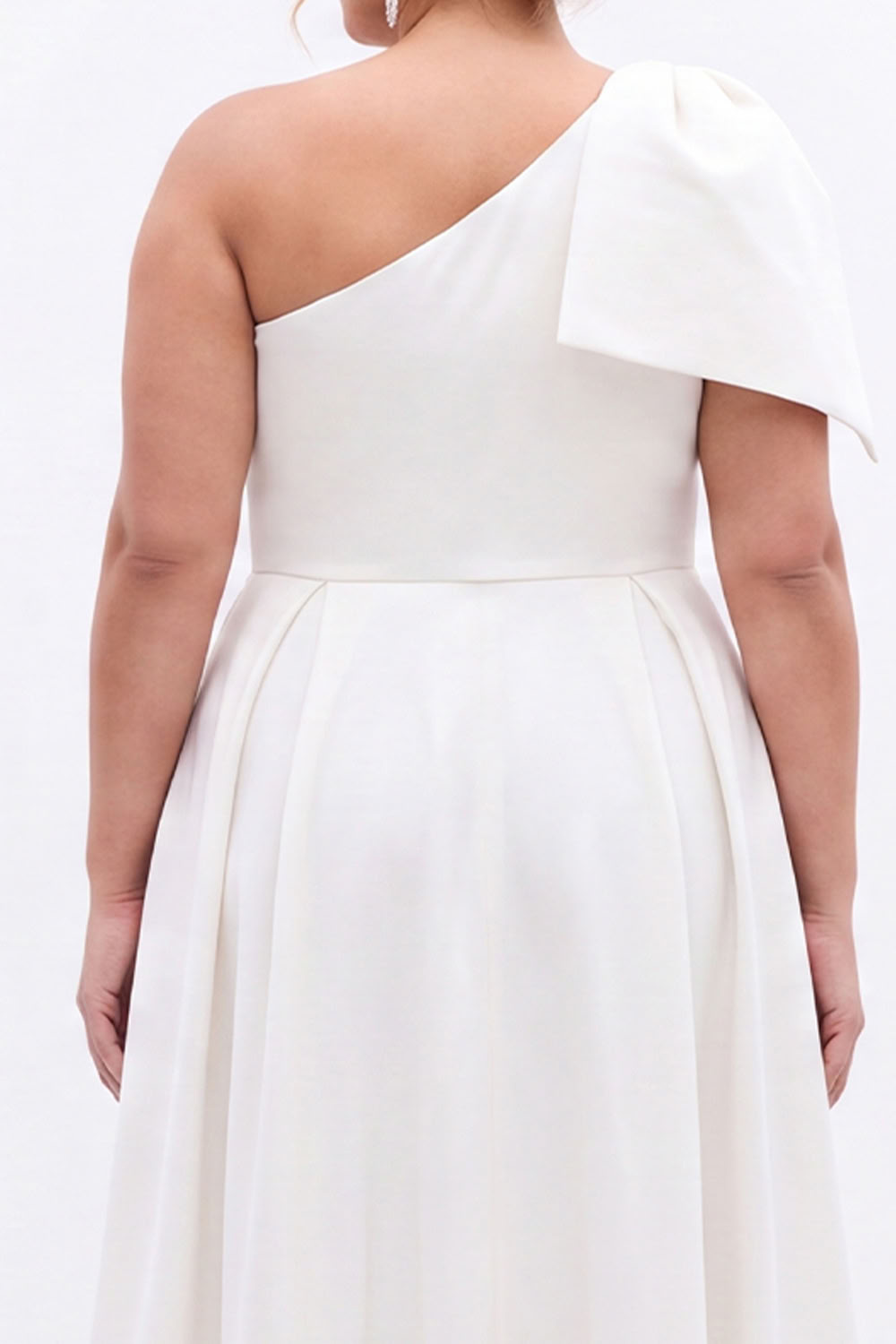 Dark Green One Shoulder Plus Size A Line Formal Dress