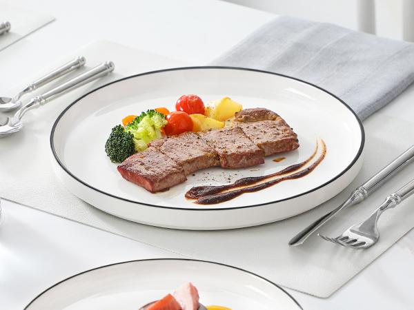 MALACASA LEAH Series Porcelain Tableware Set - 4/6-Person Ceramic Dinnerware Service Set, Chip-Resistant, Microwave & Dishwasher Safe Plates, Bowls & Pasta Dishes, Ceramic Dinnerware Set