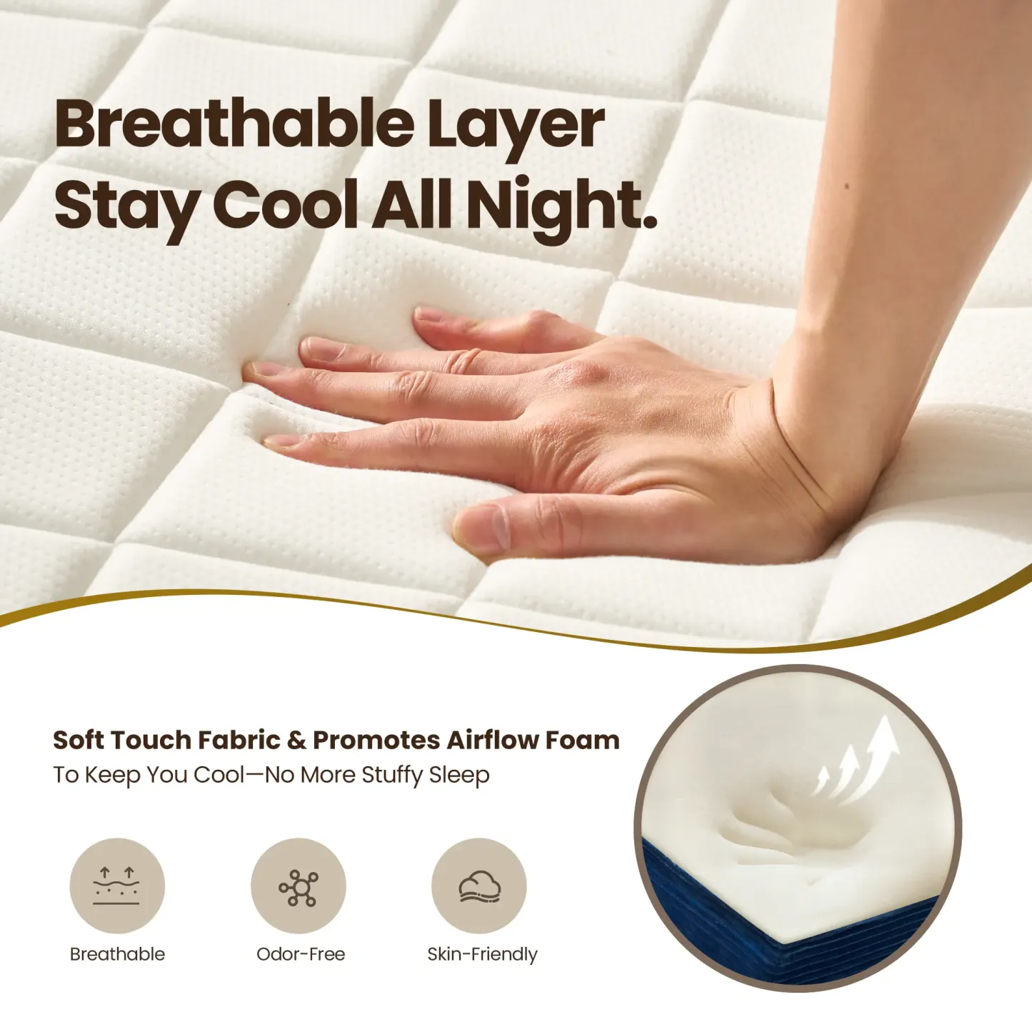 ALTRIGUS Boneless Floor Bed for Deep Sleep & Back Pain Relief