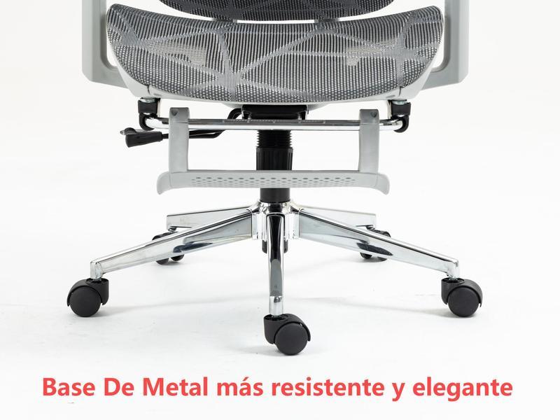 Silla De Oficina Ergonomica Ejecutivo reclinable Soporte Lumbar Ajustable Con Reposa Pies