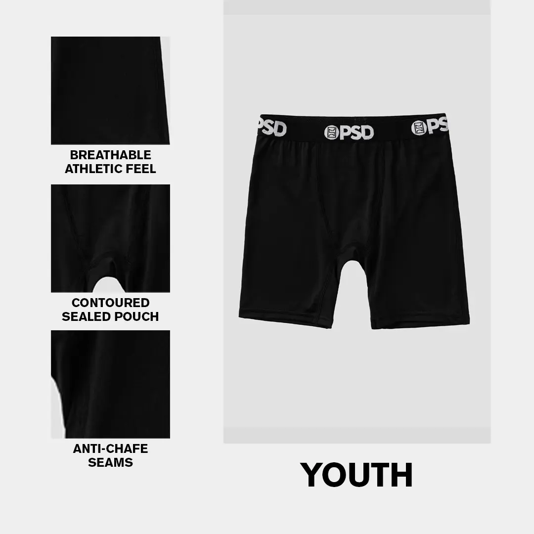 Paquete de 6 bóxers para niños: ropa interior cómoda, suave, transpirable y elástica para niños activos.