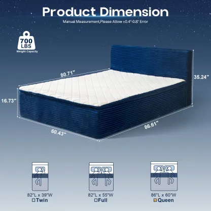 ALTRIGUS Boneless Floor Bed for Deep Sleep & Back Pain Relief
