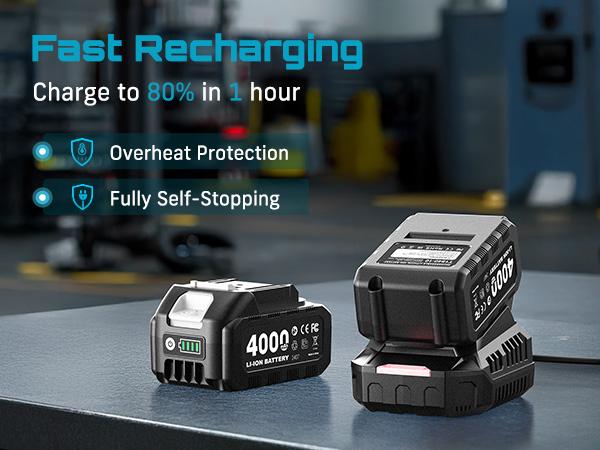 SEESII Cordless Impact Wrench 1/2-inch, High Torque 1200N.m,4.0Ah Battery, 3300RPM, 6 Sockets, Electric Impact Driver, Gift for Home, Vehicles & Men, WH710 Pro DealsForYouDays