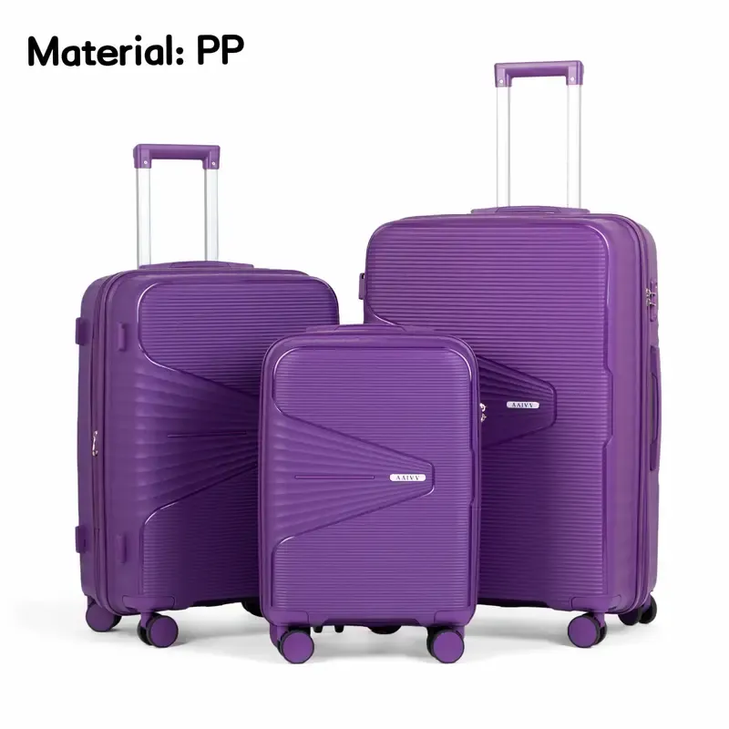 Set de 4 Maletas Expandibles de ABS (13/20/26/28"), con Ruedas Dobles 360°, Cerradura TSA y Carcasa Rígida, Ligeras y Resistentes para Viaje