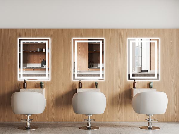 【Summer Sale】LED Lighted Bathroom Vanity Mirror for Wall, Backlit Mirror Bathroom with Double Front and Back Lights, Anti-Fog, Shatter-Proof, Dimmable, Tempered Glass, Memory Function, Bathroom Mirrors For Vanity 【Summer Sale】LED Lighted Bathroom Vanity Mirror for Wall, Backlit Mirror Bathroom with Double Front and Back Lights, Anti-Fog, Shatter-Proof, Dimmable, Tempered Glass, Memory Function, Bathroom Mirrors For Vanity