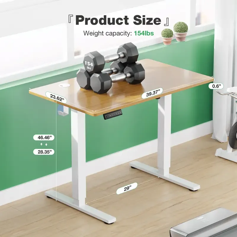 Electric Height Adjustable Standing Desk - Ergonomic Workstation