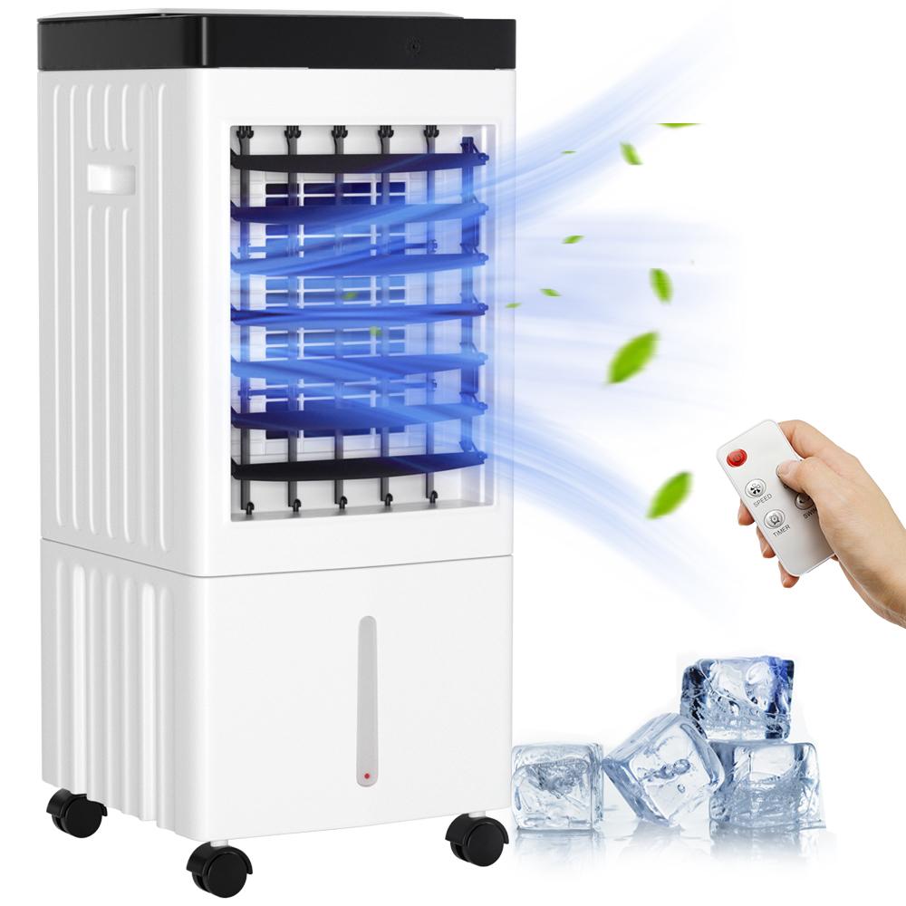 Summer Portable Air Cooler Lightweight 10L Evaporative Cooler Fan 3in1 Cooler with Remote Control&Humidifier,Air Cooling Fan for Room Home Office