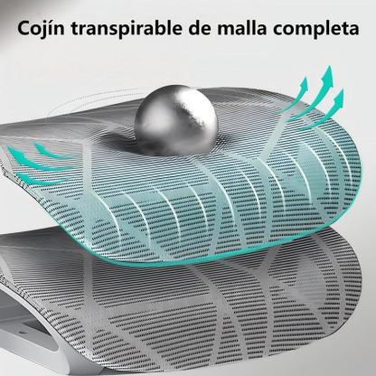 Silla De Oficina Ergonomica Ejecutivo reclinable Soporte Lumbar Ajustable Con Reposa Pies