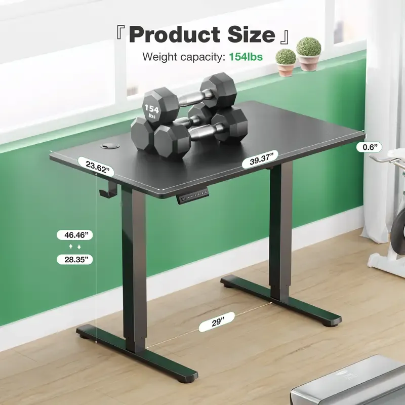 Electric Height Adjustable Standing Desk - Ergonomic Workstation