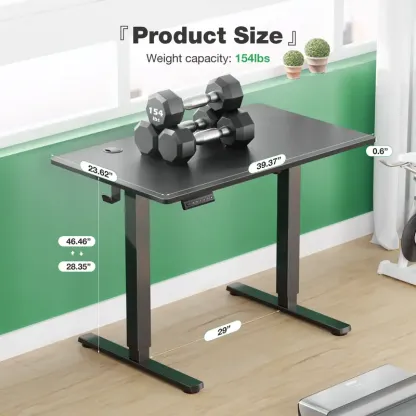 Electric Height Adjustable Standing Desk - Ergonomic Workstation