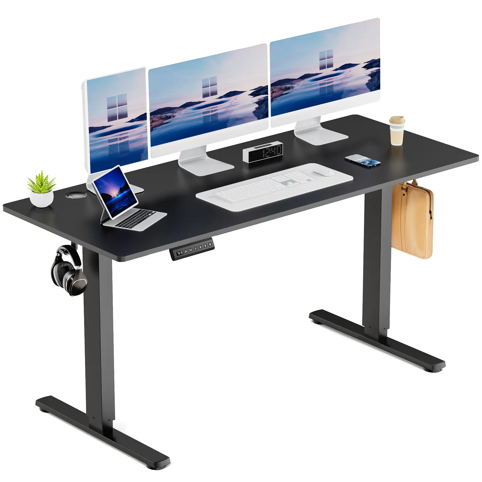 Electric Height Adjustable Standing Desk - Ergonomic Workstation