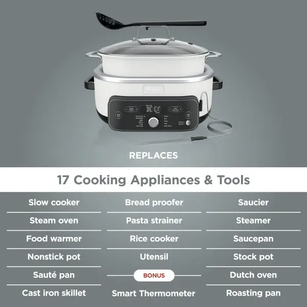 Sistema de cocción inteligente PossibleCooker PRO Plus 11 en 1, electrodoméstico de 8,5 cuartos de galón