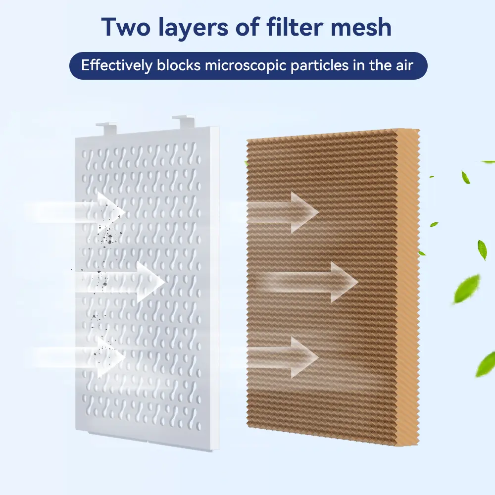 Enfriador de Aire Portátil 3 en 1 de 10L, Ventilador Evaporativo con Humidificador y Control Remoto, Ideal para Hogar, Oficina y Habitaciones
