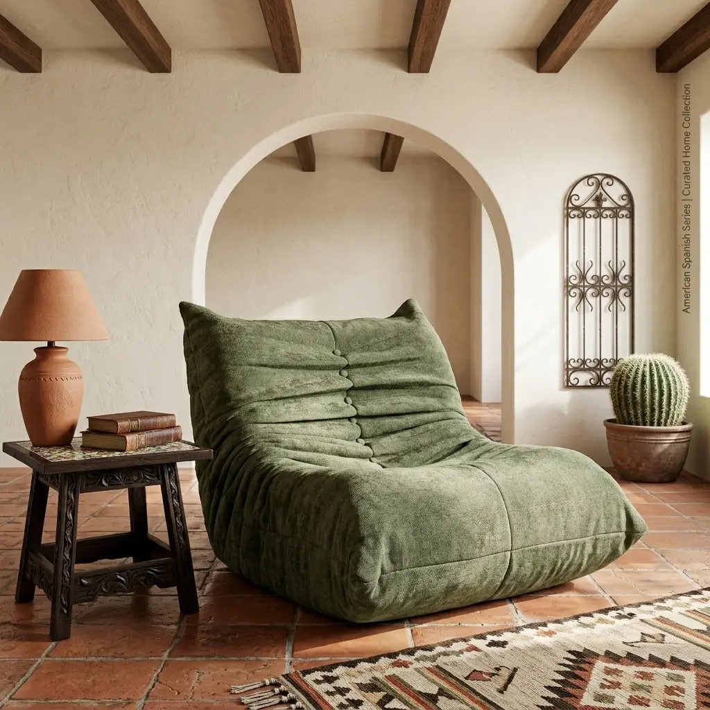 Sillón tipo puf para adultos, sofá puf extragrande relleno de espuma viscoelástica para el hogar o apartamento; sofá tipo «perezoso» con relleno y funda de piel sintética, ideal para niños y mascotas.