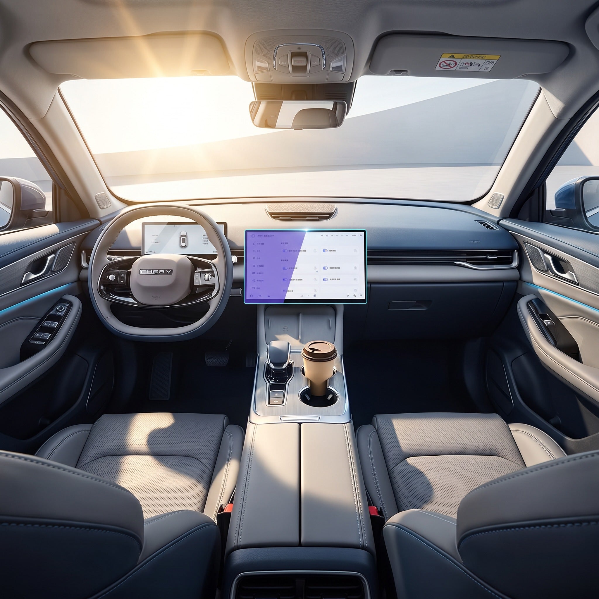 Tempered Glass Navigation Screen Protector for Chery Omoda C7-Let us help you explore your 4x4 with us Noxfun