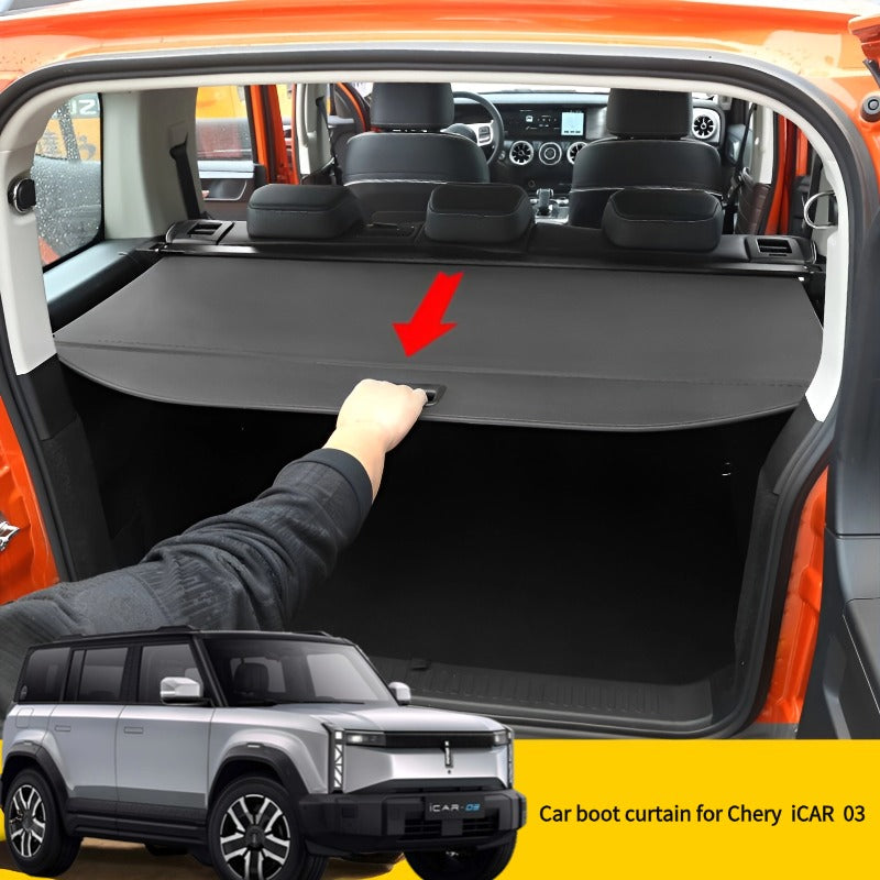 Car boot curtain for Chery Jaecoo  J6（iCAR 03）-Let us help you explore your 4x4 with us Noxfun