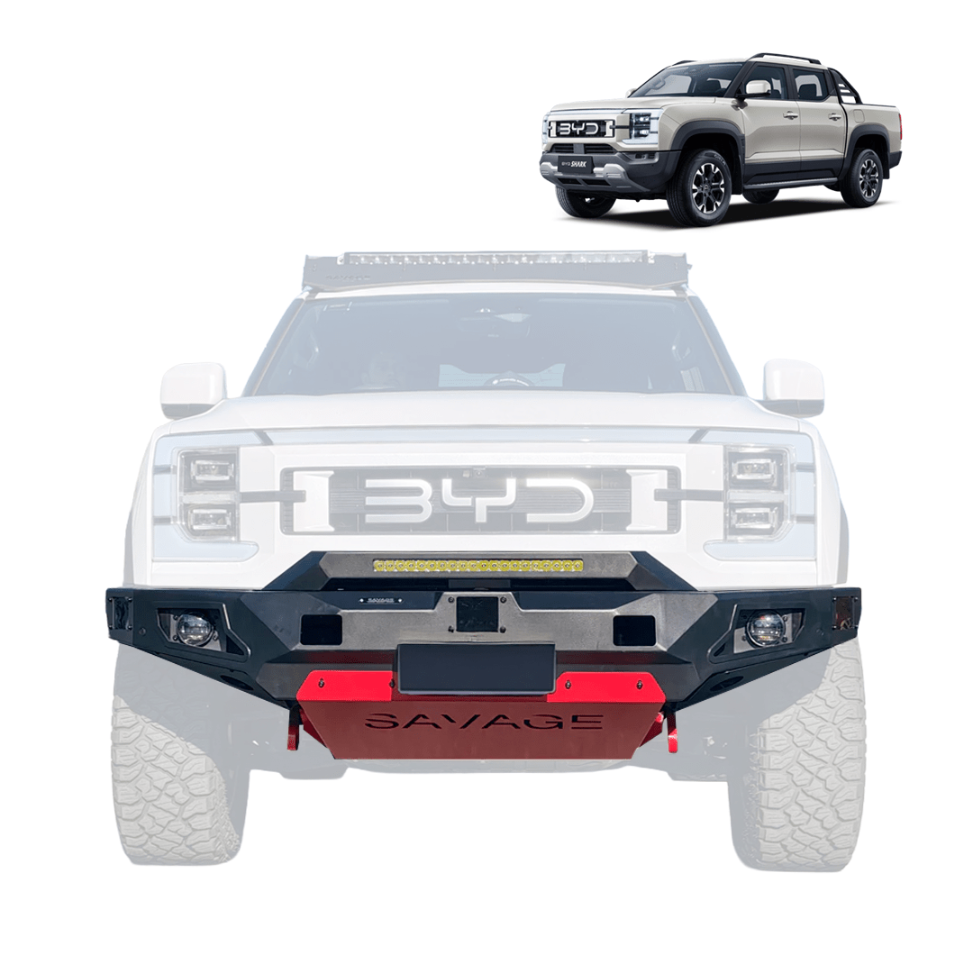 BYD SHARK 6 noxfun ATTACK HOOPLESS BULL BAR-Let us help you explore your 4x4 with us Noxfun