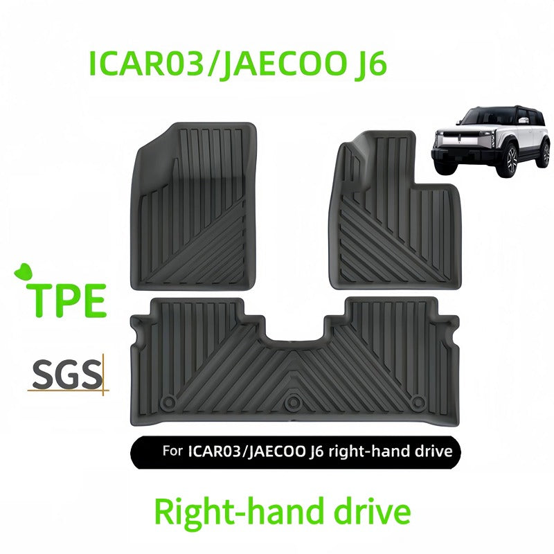 TPE Floor Mats & Trunk Mat for Chery Jaecoo J6（Icar 03）Right & Left Rudder-Let us help you explore your 4x4 with us Noxfun