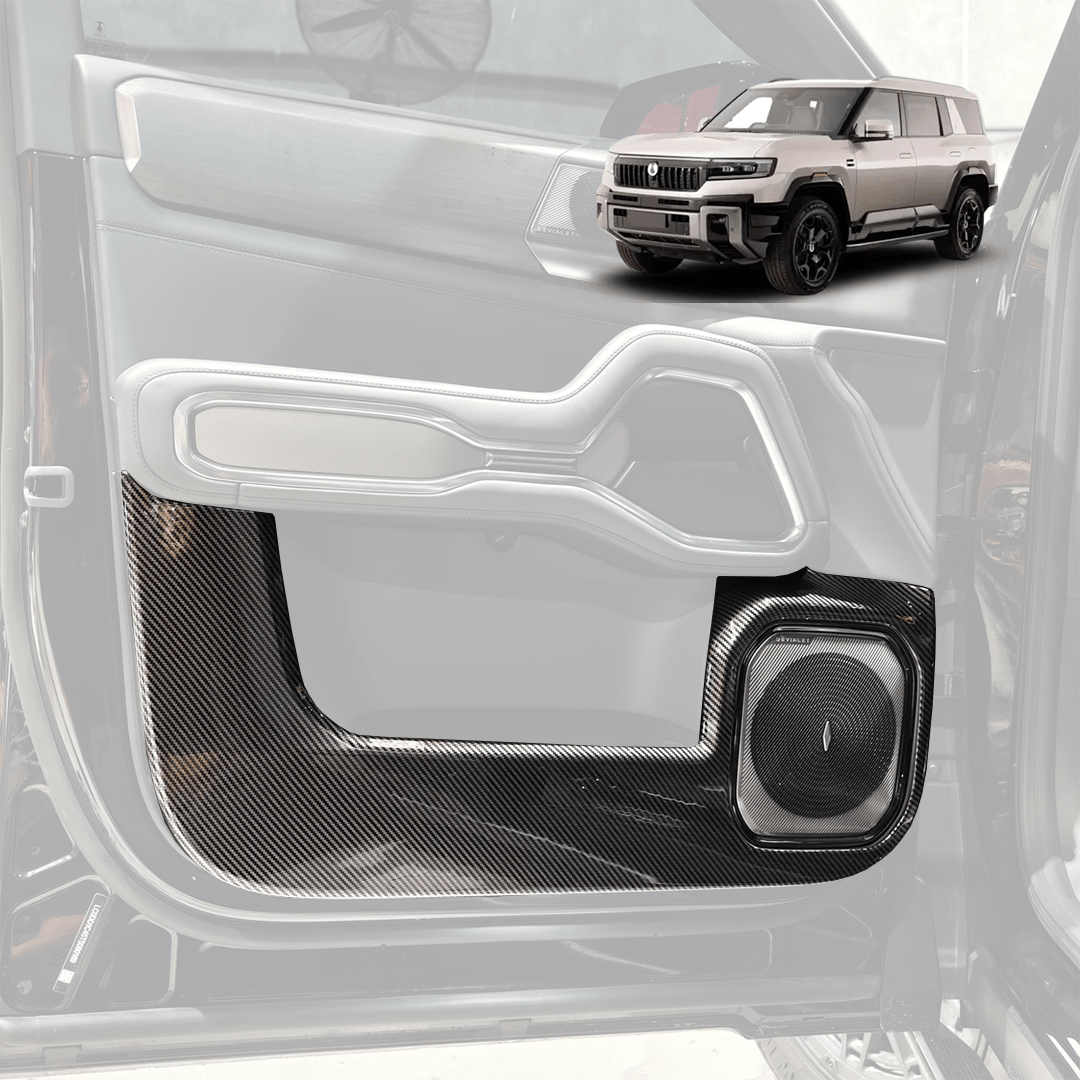 CARBON SERIES DOOR CARD SCUFF PROTECTORS  DENZA B8 2026+-Let us help you explore your 4x4 with us Noxfun